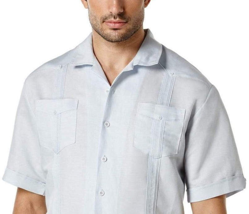 Camisa hombre manga corta modelo Cubano multicolor SYC Factory